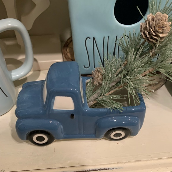 Hobby Lobby blue pick up truck. Perfect size for tiered trays